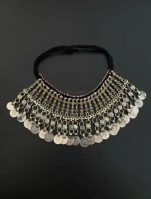 Vintage Afghan Necklace Traditional Large Amulet Pendant Ethnic Boho Festival • $62.22