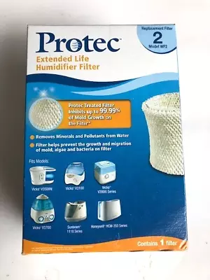 Protec Humidifier Filter WF2 - Vicks Sunbeam Honeywell Enviracare & ReliOn • $7.99