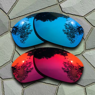 Blue&Violet Red Polarized&Anti-scratch Lenses Replacement For-Oakley Pit Bull • $15.98