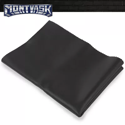 Black Universal Motorcycle ATV Scooter Seat Cover Material - Matte 23.8  X 36  • $13