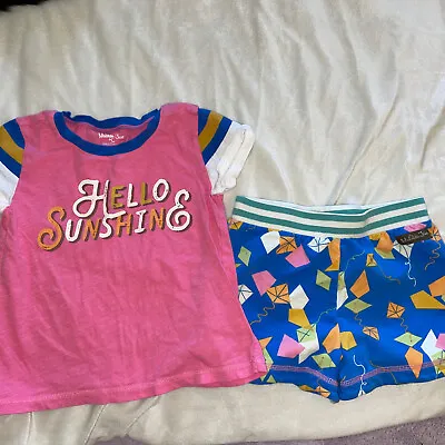 MATILDA JANE Brilliant Daydream Colorful Kites Shorts Hello Sunshine Top 4 Set  • $41.57
