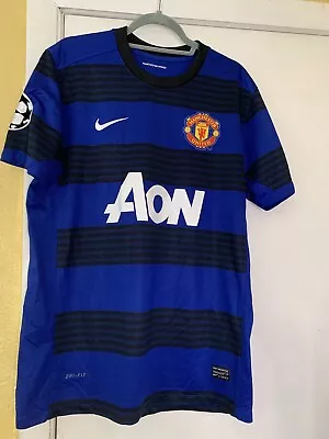 Manchester United 2011/2013 Away Football Shirt Soccer Jersey Size L Young • $25