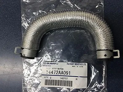 SUBARU 14472AA091 Genuine Turbo Water Hose Forester Outback WRX 2005-2013 OEM • $18.99