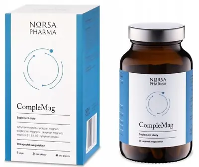 Norsa Pharma CompleMag Magnesium Taurate Magnesium Citrate Vitamin B1B2B6 • £32.39