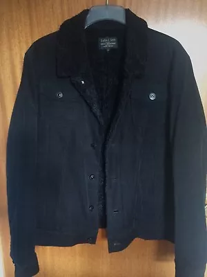 Label Lab London Mens Coat Jacket Black - Size XL Worn Twice (House Of Fraser) • £21.99