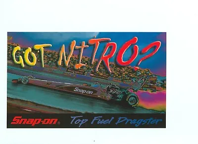 NEW  Vintage Snap-on Tools Racing Tool Box Sticker Decal Man Cave Garage #8 • $25.21