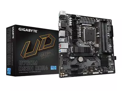 GIGABYTE B760M DS3H DDR4 LGA 1700 Intel B760 M-ATX Motherboard With DDR4 Dual M • $118.81