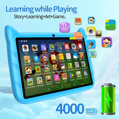 5G Wifi 7'' Kids Learning Education Tablet Android 2GB RAM 32GB ROM Dual Cameras • £55.19