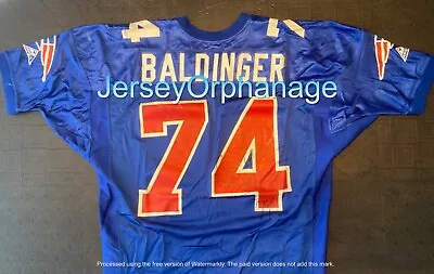 1993 Rich Baldinger New England Patriots Game Used And Signed Apex Jersey • $500