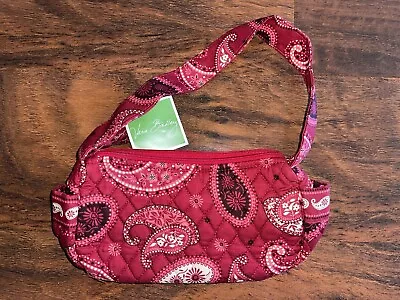 Vera Bradley MESA RED MAGGIE PURSE Small Shoulder Clutch Single Strap NWT • $27.50