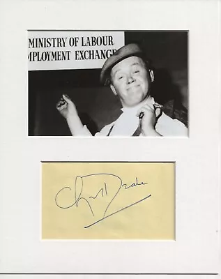 Charlie Drake Comedy Signed Genuine Authentic Autograph Signature UACC RD AFTAL • £49.99