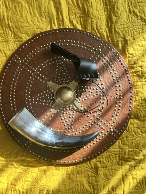 £70 • Buy Viking Shield And Viking Drinking Horn.