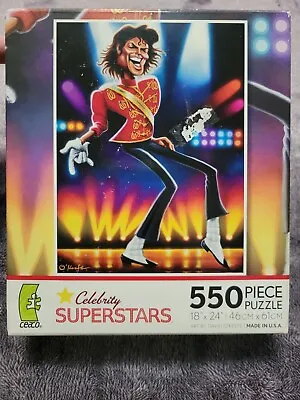 MICHAEL JACKSON Celebrity Superstar Puzzle Ceaco 550 Pieces Pre-owned • $14.99