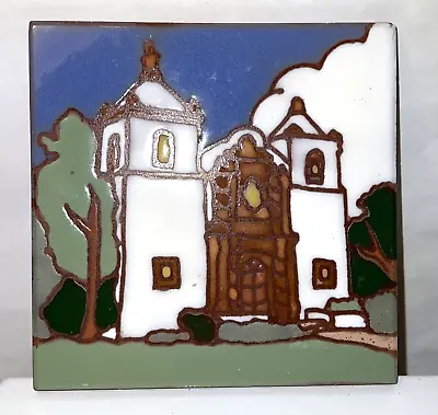 Mission Church Tile Vintage Masterworks 6  X6  Terracotta Arts & Crafts Style • $24.99