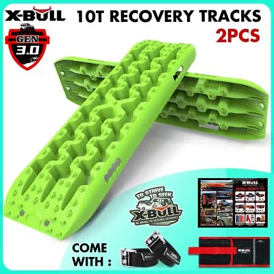 X-BULL Recovery Track Boards Sand Mud Snow Grass 4X4 4WD  Light Green Gen 3 • $94.90