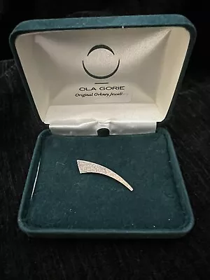 Ola Gorie Long Drift Design Sterling Silver Pendant (no Chain) • £29.99