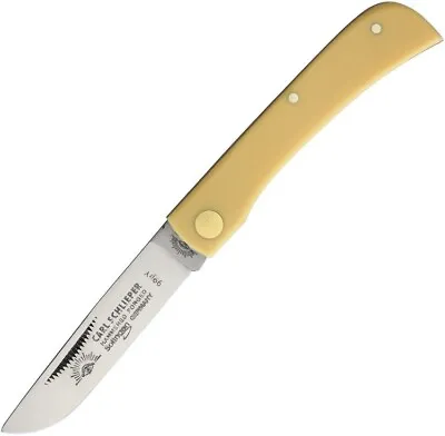 GERMAN EYE BRAND Cutlery Knife - #GE99JRY CLODBUSTER - Yellow Handle - GERMANY • $58.99