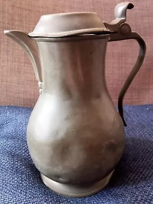 £17.50 • Buy Dutch Pewter Lidded Jug Flagon