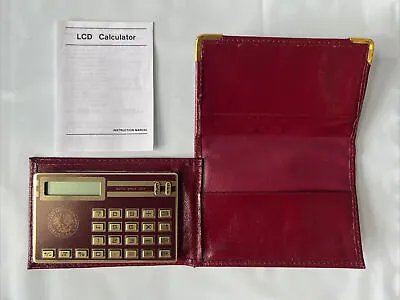 £11.50 • Buy C.C.C.P Credit Card Protection Agency LCD Pocket Calculator Wallet /Instructions