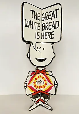 RARE Vtg 1970s Peanuts Charlie Brown Weber's Bread Advertising Interstate Brands • $111