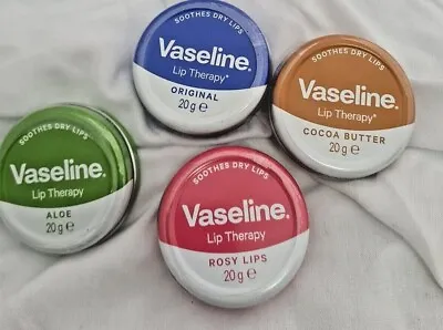 £2.31 • Buy Vaseline Lip Balm Therapy Petroleum Jelly Pocket Size Mini Size 20g Pots