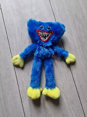 Official Poppy Playtime Cute Small Blue Scary Teeth Huggy Wuggy Plush Toy 25cm • £12