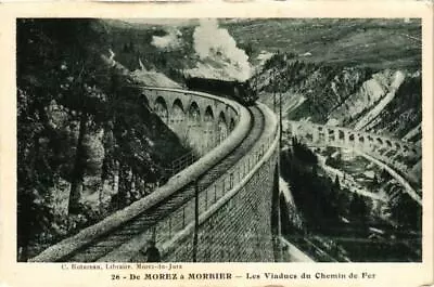 CPA De MOREZ A MORBIER - Les Viaducts Du Chemin De Fer (212085) • $8.55