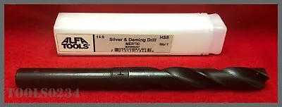 Alfa SDM50457 14 Mm High Speed Steel Metric Silver & Deming 1/2 Shank Drill Bit • $13.99