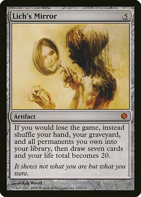 Lich's Mirror - Shards Of Alara - Magic The Gathering MTG • $3.63