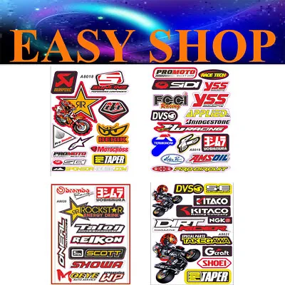 4 Pcs Sticker Decal Kit DVS Applied YSS Suspension Hot Wheel Termignoni Amsoil • $13.95