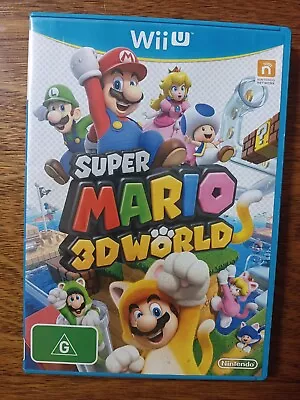 Super Mario 3D World Nintendo Wii U Aus Free Shipping • $20