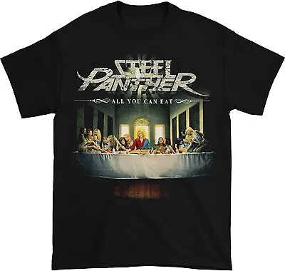 STEEL PANTHER Cd Cvr ALL YOU CAN EAT Official SHIRT SML New Feel Steel Balls Out • $26.99