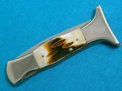 Vintage Frost Japan Widow Maker Lockback Folding Dirk Dagger Stiletto Boot Knife • $79.99