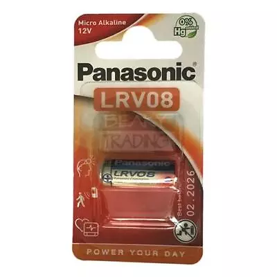 23A L1028 A23 LRV08 MN21| PANASONIC Brand | Alkaline Battery | 12v | Single Pack • £2.47