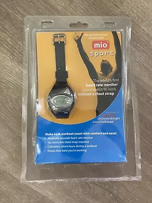 MIO Sport ECG  Heart Rate Monitor Watch Calculates Calories Burned NOS • $24.50