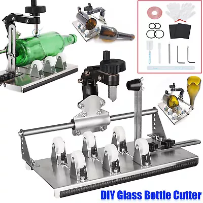 DIY Glass Bottle Cutting Tool Upgraded Round Square Oval Glassbottle Cutter Set • $40.87