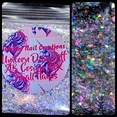 FLAKES & MYLAR✨LAZER HOLO & EFX Cosmic~You Choose•Nail Art•Face•Festival•USA • $3.37