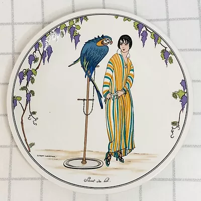 Villeroy & Boch Design 1900 No. 2 Art Nouveau Fashion Salad Plate Gerda Wegener • $24.30