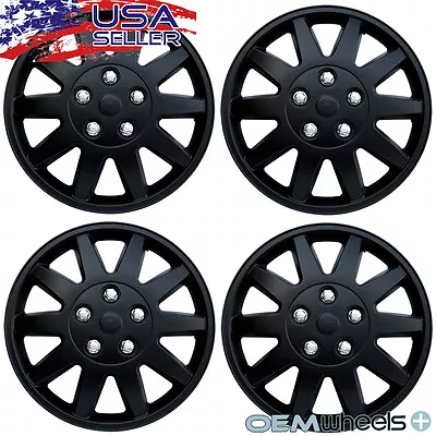 4 New Black 15  Hubcaps Fits Mercury Suv Car Steel Wheel Covers Set Hubcaps • $35.89