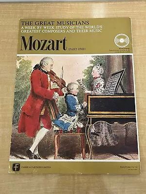 Vintage Mozart-The Great Musicians No. 2-Study-Vinyl LP-Part One-1969 Composers • $8.36