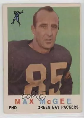 1959 Topps Max McGee #4 Rookie RC • $9.44