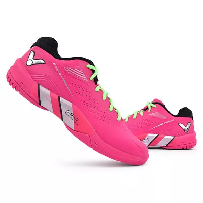 Victor Badminton Shoes Unisex Racquet Racket Indoor Shoes Sport Pink NWT P9500 Q • $155.61