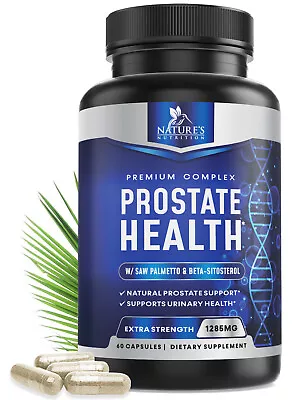 Saw Palmetto 1285mg Prostate Supplement Urinary Support Capsules • $11.62