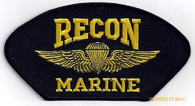 Recon Jump Wing Patch Us Marines Anglico Hat Pin Up Gunney Highway Parachute • $10.98