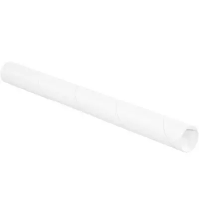 MyBoxSupply 2 X 15  White Tubes With Caps 50 Per Case • $73.99