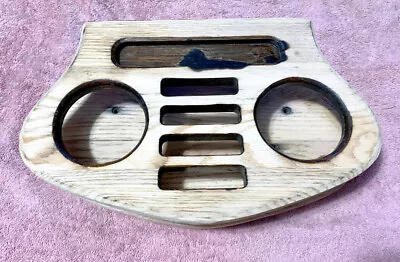 1985-1995 Chevy G20 Van USED Center Console Engine Cover Wood Drink Tray Damaged • $68.99
