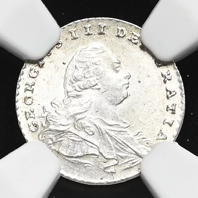 GREAT BRITAIN. George III Silver Maundy Penny 1795 NGC MS66 Gem BU • $450