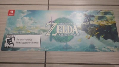 $99.99 • Buy Zelda Tears Of The Kingdom Official GameStop Poster 22  By 8.5 