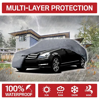 $95.90 • Buy 2-Pack Motor Trend Waterproof Car Cover Indoor Outdoor Sun Dirt Dustproof