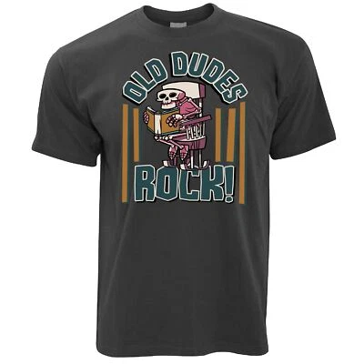 £12.99 • Buy Mens Old Dudes Rock T Shirt Funny Old Man Slogan Joke Gift Idea Tee